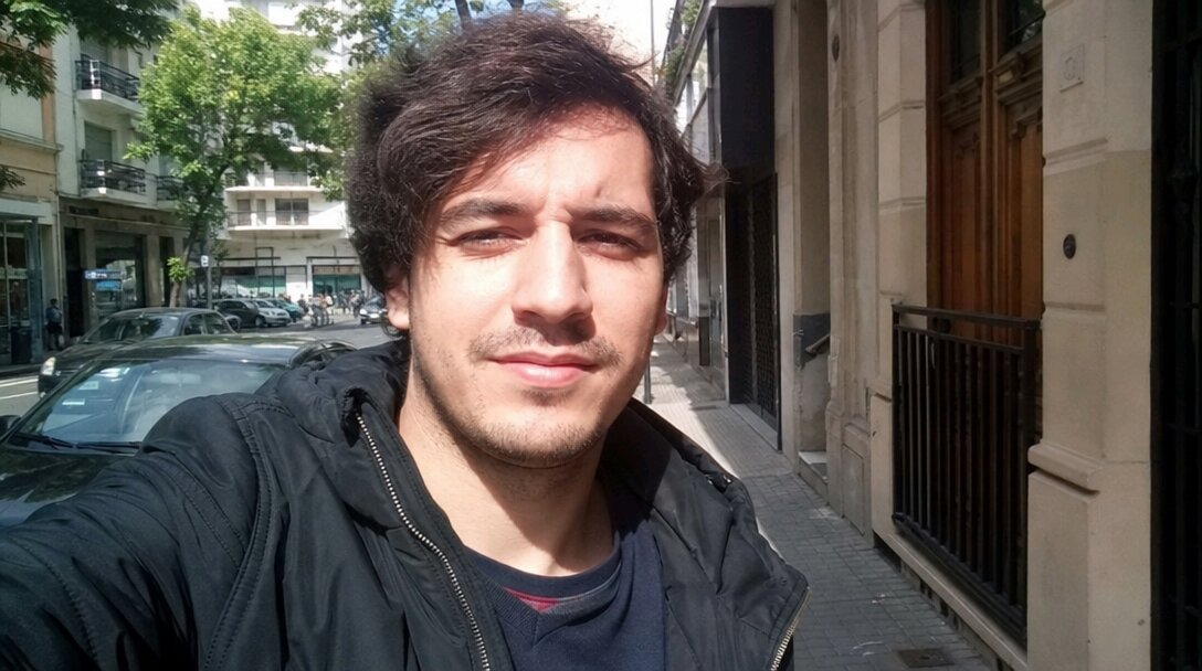 Matías Soria, asistente de cámara de LA NACION